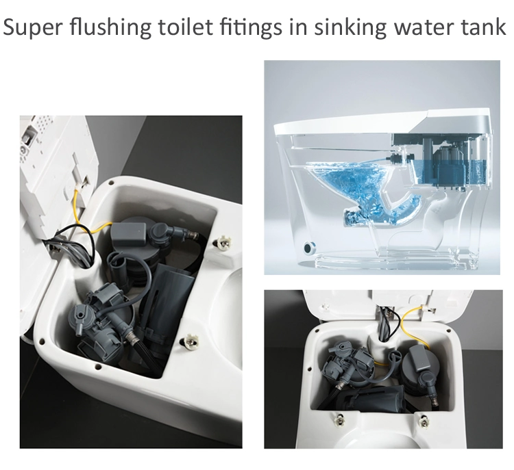 Factory Direct High Grade Automatic Open & Flushing Intelligent Toilet with Sensor