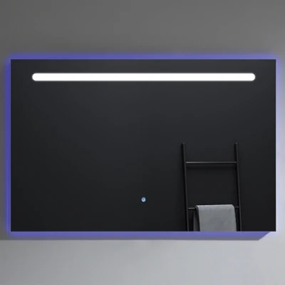 Espelho LED sem moldura antiembaçante de 48 polegadas